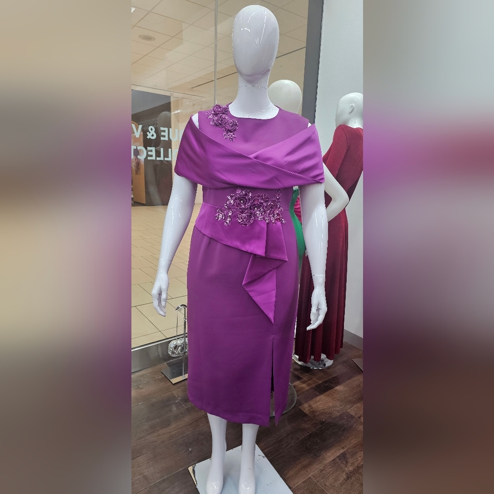 Elegant Purple Evening Dress